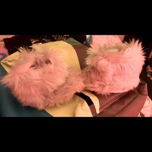 Fur boot slippers